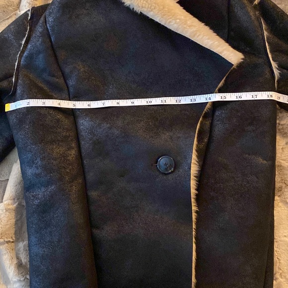 Vintage Neiman Marcus Faux Shearling Jacket Women’s Sz Small Excellent condition - Picture 10 of 11